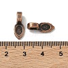 Tibetan Style Pendant Bails X-RAB3357Y-4
