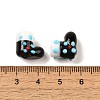Handmade Lampwork Bumpy Beads Strands LAMP-U001-01D-1-4