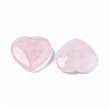 Natural Rose Quartz Heart Love Stone G-S364-069-3