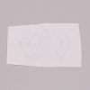 Crown Glitter Hotfix Rhinestone DIY-WH0268-06-2