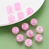 Transparent Crackle Acrylic Beads LS-MACR-S373-66B-N02-5