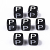 Opaque Acrylic Beads X-SACR-N002-01P-2