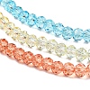 Transparent Painted Glass Beads Strands DGLA-A034-T3mm-A13-4