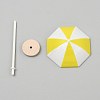 Plastic Beach Umbrella Miniature Display Decorations KY-WH0036-140C-2