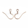 Ion Plating(IP) 304 Stainless Steel French Earring Hooks X-STAS-G127-12RG-2