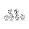 Tarnish Resistant 201 Stainless Steel Barbell Cartilage Earrings LS-EJEW-R147-33-2