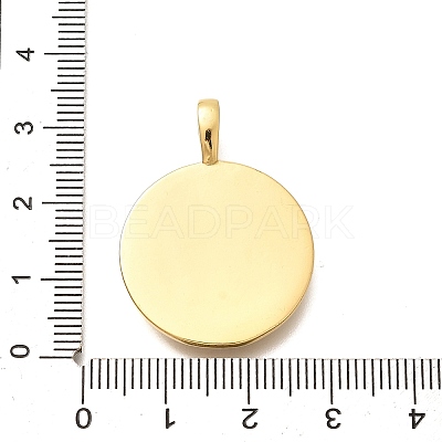 Rack Plating Brass Micro Pave Clear Cubic Zirconia Pendants with Shell KK-M309-42G-V-1