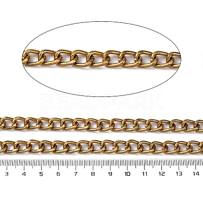 Oxidation Aluminum Cuban Link Chains CHA-S002-03G-1