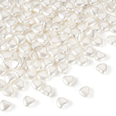 200Pcs ABS Imitation Pearl Beads OACR-TA0003-84A-1