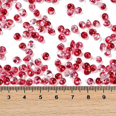 6/0 Spray Paint Fringe Glass Seed Beads X1-SEED-H003-11F-1