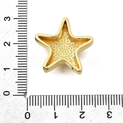 Ocean Series Brass Beads KK-B136-03G-02-1