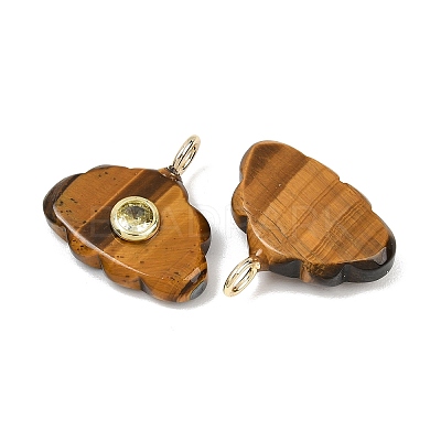 Natural Tiger Eye Pendants GG-CBA5B00-01G-03-1