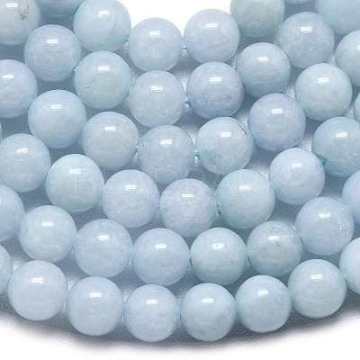 Natural Malaysia Jade Beads Strands G-L645-A01-6mm-16-1