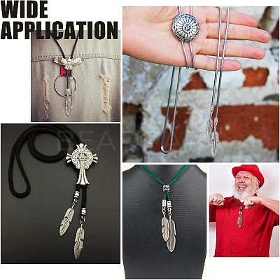 8Pcs 2 Size Alloy Cord Ends FIND-CA0003-70-1