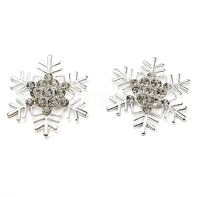 Alloy Rhinestone Cabochons PALLOY-K015-01S-1