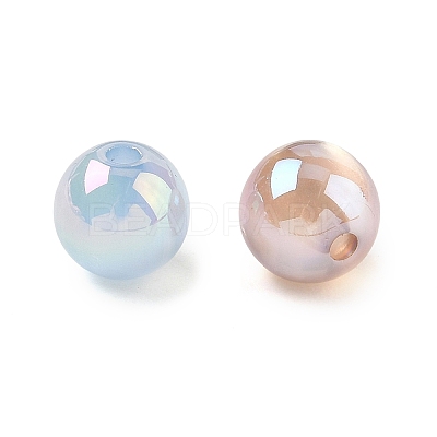 UV Plated Opaque Resin Beads RE-CBA1528-03-1