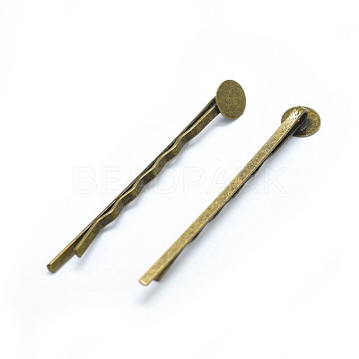 Iron Hair Bobby Pin Findings LS-IFIN-L032-06AB-NF-1
