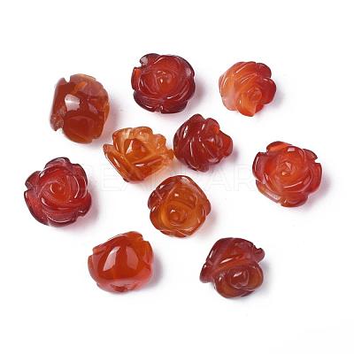 Natural Carnelian Scattered Beads G-O156-B-05B-1