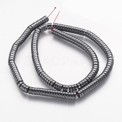 Non-magnetic Synthetic Hematite Beads Strands G-P218-19-03-1