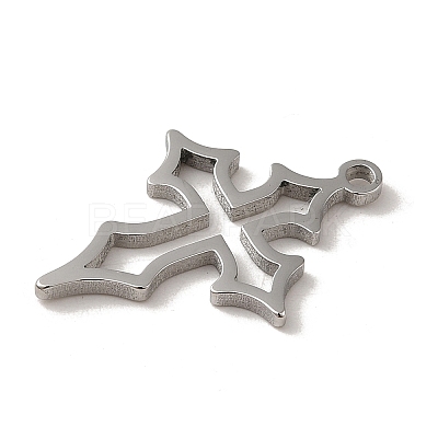 Non-Tarnish 304 Stainless Steel Pendants STAS-L022-318P-1