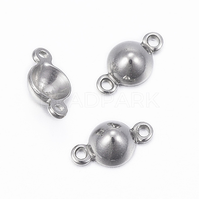 Tarnish Resistant 304 Stainless Steel Connector Rhinestone Settings STAS-H401-02P-A-1