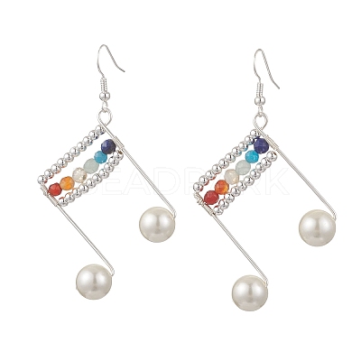 Brass Dangle Earrings EJEW-TA00803-1