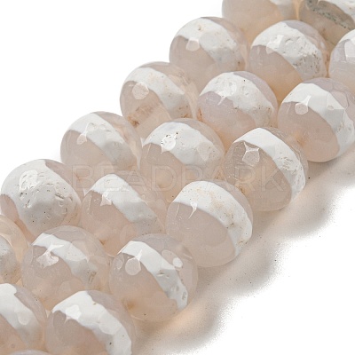 Tibetan Style dZi Beads Strands G-P526-D06-02-1