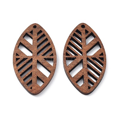 Walnut Wood Laser Cut Pendants X-WOOD-Q051-01A-1