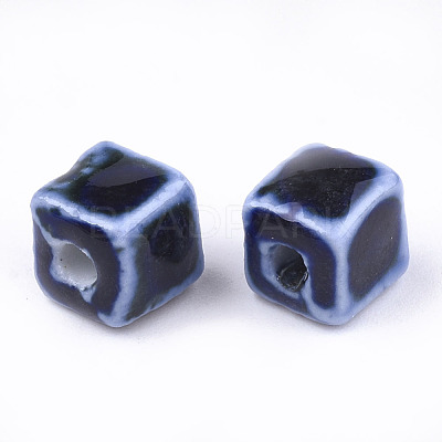 Handmade Porcelain Beads PORC-S498-37B-1