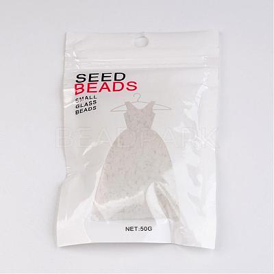 8/0 Frosted Round Glass Seed Beads X-SEED-A008-3mm-M1-1