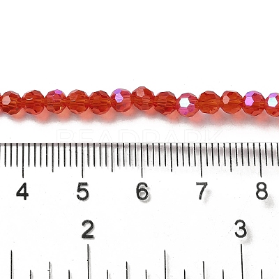 Electroplate Transparent Glass Beads Strands EGLA-A035-T4mm-L01-1