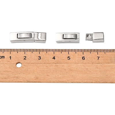 Non-Tarnish 304 Stainless Steel Bayonet Clasps X-STAS-F122-34P-1