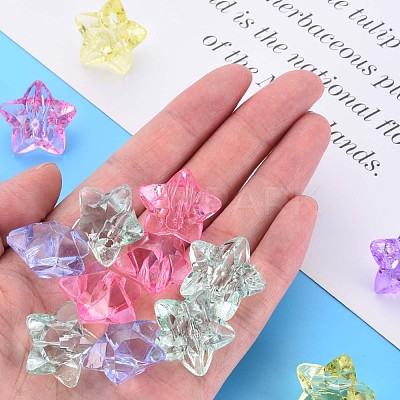 Transparent Acrylic Beads MACR-S373-76-B-1