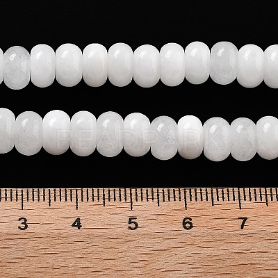 Natural White Jade Beads Strands G-E507-01M-1