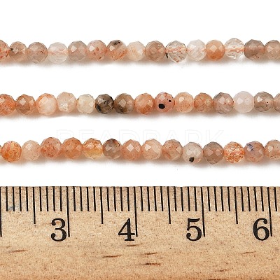 Natural Peach Moonstone Beads Strands X-G-J400-E16-02-3MM-A-1