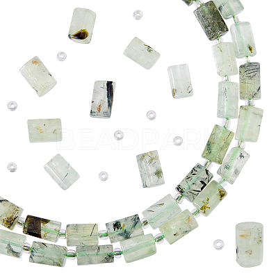 2 Strands Natural Prehnite Beads Strands G-FH0002-37-1
