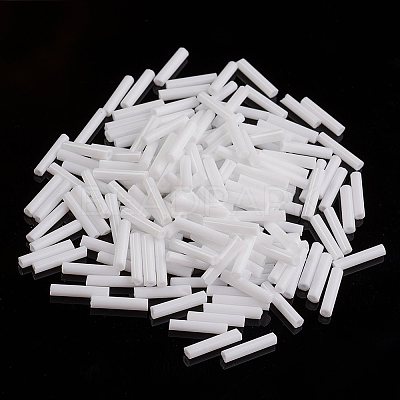 Glass Bugle Beads SEED-E001-9mm-41#-1