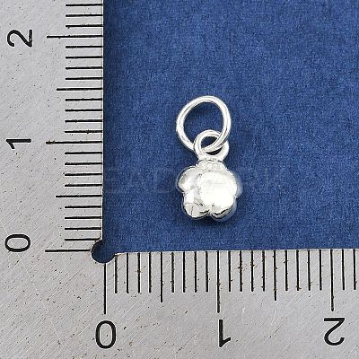 925 Sterling Silver Flower Charms STER-K183-14S-1