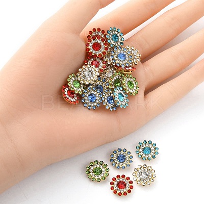 50Pcs 5 Colors Sew on Rhinestone RGLA-YW0002-03-1