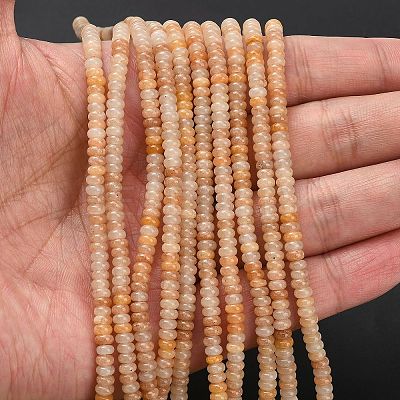 Natural Aventurine Beads Strands G-L635-A03-4x2mm-01-1