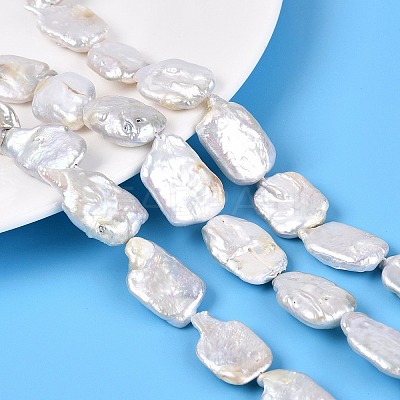 Natural Keshi Pearl Beads Strands PEAR-S020-K11-01-1