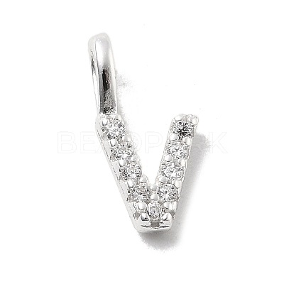 925 Sterling Silver with Cubic Zirconia Charms STER-Q004-01V-S-1