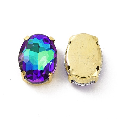 Oval Sew on Rhinestone DIY-E062-06G-B04-1
