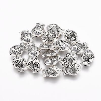 Tibetan Style Alloy Beads X-TIBEB-6794-AS-R-1