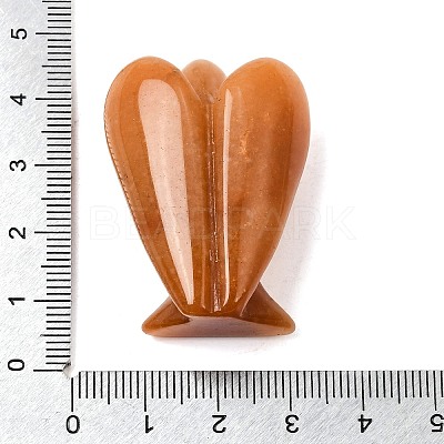 Natural Red Aventurine Angel Figurine DJEW-N006-01A-35-1