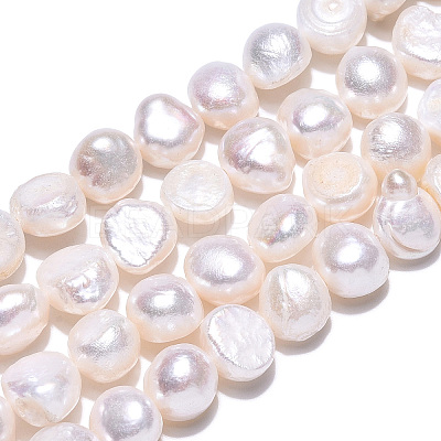 Natural Cultured Freshwater Pearl Beads Strands PEAR-N014-08E-1
