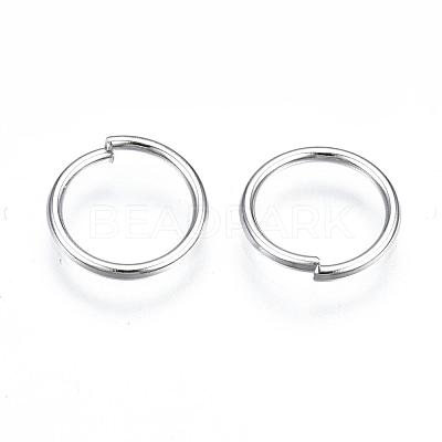 Brass Open Jump Rings JRC10mm-NF-1