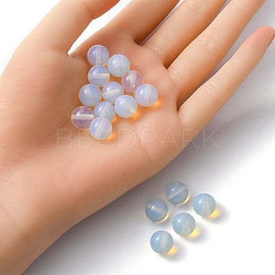 20Pcs Opalite Round Beads G-YW0001-27A-1