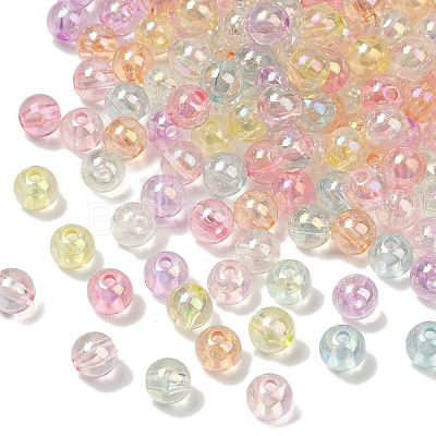 Transparent Acrylic Beads OACR-B031-06-8mm-1