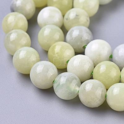 Natural Sinkiang Jade Beads Strands G-L538-036-6mm-1